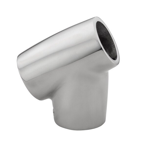 Stainless Steel 60 Degree Universal Tee Rail Fitting, Whitecap Marine Hardware, Mfr#: 6193C